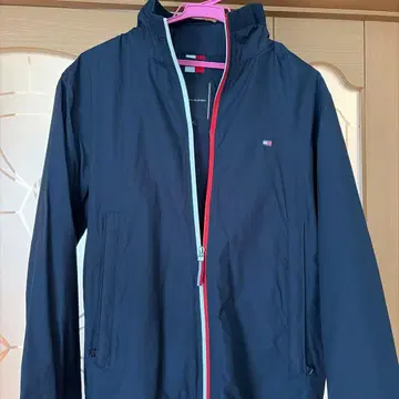 TOMMY HILFIGER 네이비 나일론 자켓 M