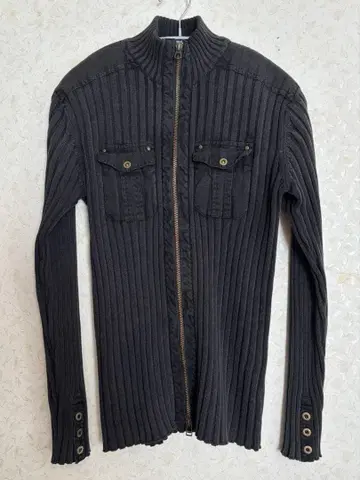 MEN'S BIGI 블랙 니트 자켓