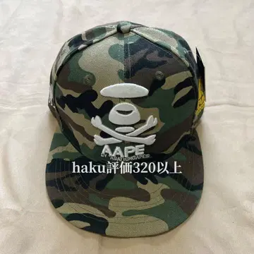 AAPE 카모플라쥬 캡 스컬 디자인