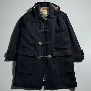 ANAHEIM 더플 코트 아우터 안감 체크 무늬 울 레이온 구제 의류