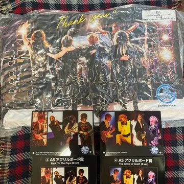 GLAY 복권 vol.2 라스트 원상 BIG 쿠션 아크릴 보드 2개