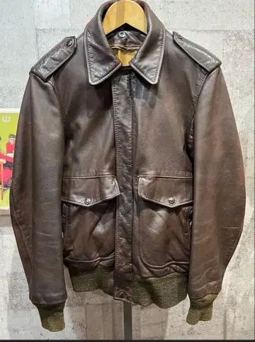 schott 가죽 자켓 옷깃 보아