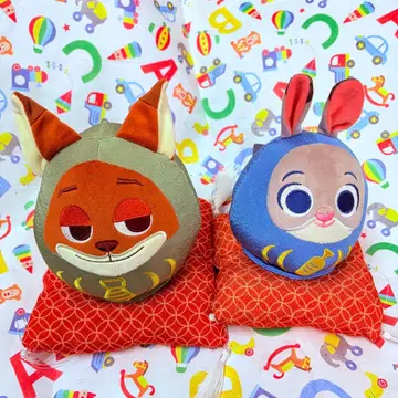 주토피아 닉 주디 봉제 인형 설날 디즈니 스토어