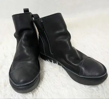 미사용 antiqua SAKU 작 사이드 지퍼 숏부츠 25cm