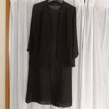 예복 원피스 수트 (자켓 포함) 블랙 봄/여름 상복 세레모니