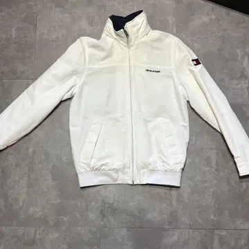 TOMMY HILFIGER 화이트 나일론 자켓