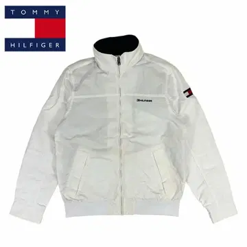 TOMMY HILFIGER 화이트 나일론 자켓