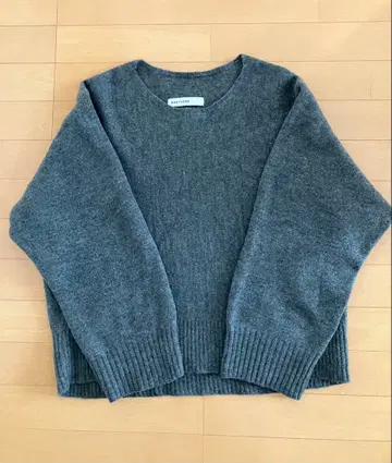 BABYLONE 보트넥 울 스웨터