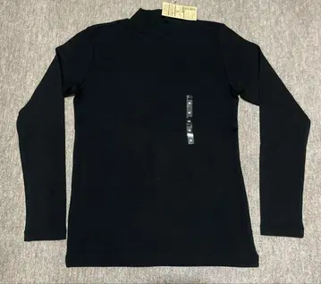 무인양품 오가닉 코튼 스트레치 하이넥 티셔츠 여성 M 3장 세트