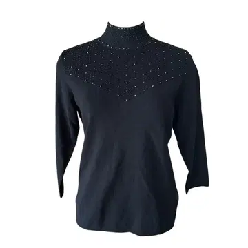 라핀 마담 조콘다 비쥬 니트탑 블랙 40