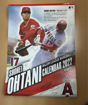 오타니 쇼헤이 2022 달력