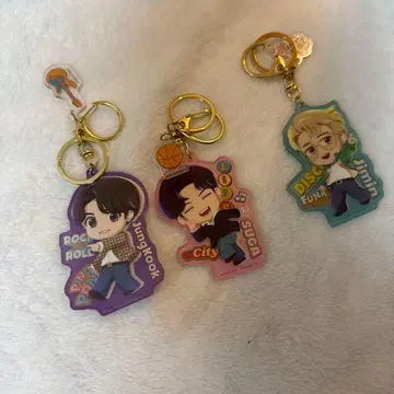 K-POP 아크릴 키링 3개 세트