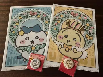 치이카와 세븐일레븐 클리어 파일 토끼 하치와레 캔 거울