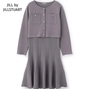 JILL by JILLSTUART 자켓 세트 원피스 니트 그레이