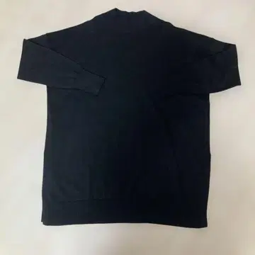 롱 기장 긴팔 하이넥 니트 스웨터 블랙 M 사이즈