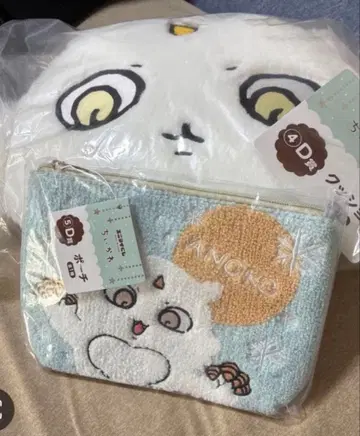 애니마이 복권 치이카와 D상 아노코 쿠션 파우치 2종 세트