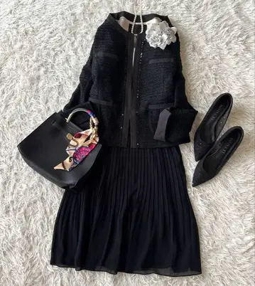 새상품급 언타이틀 노카라 자켓 셋업 XL 블랙 졸업식