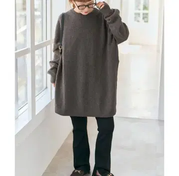 spick&span 2way 롱 슬릿 튜닉 풀오버