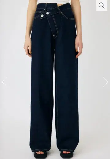 MOUSSY CROSS WAIST WIDE 스트레이트