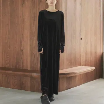 feepur 벨로아 롱 원피스