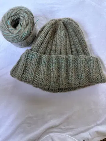 DARUMA GEEK 그린 계열 니트 모자