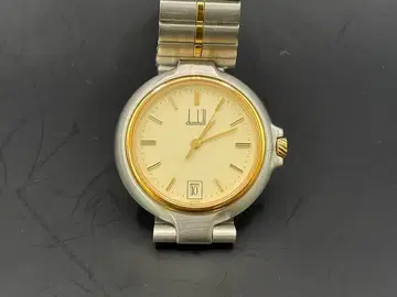 dunhill 아날로그 손목시계 실버/골드