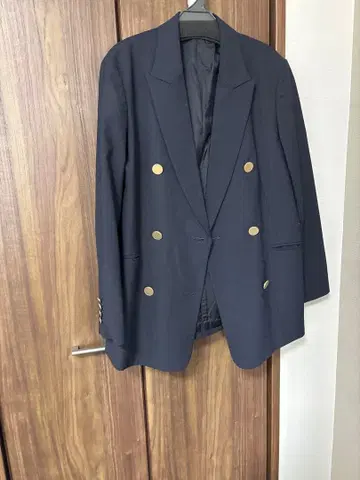 23구 (온워드 카시야마) 더블 브레스트 네이비 자켓