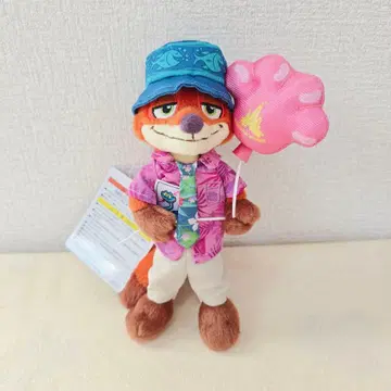 디즈니 닉 인형 배지 주토피아 ZOOTOPIA 키링