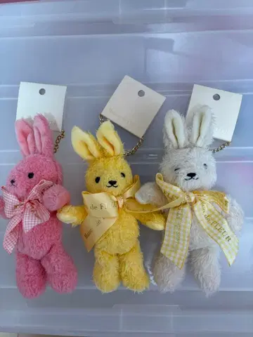 Maison de FLEUR 토끼 참 묶음 판매 3세트