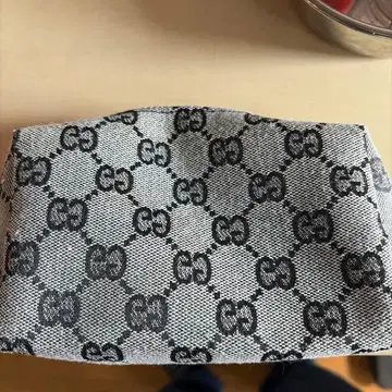 GG 패턴 파우치 그레이 블랙