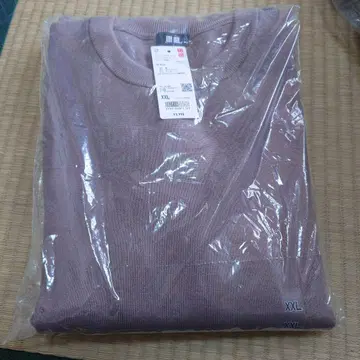 유니클로 워셔블 스트레치 밀라노 리브 크루넥 스웨터 긴팔 XXL