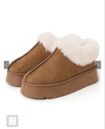 GRL 통굽 무스탕 숏부츠 zr1092 카멜 24cm