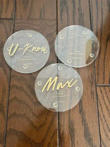 TVXQ 유노 맥스 코스터 3종 세트