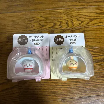 치이카와 (먼작귀) 오너먼트 제일복권 토끼 세트