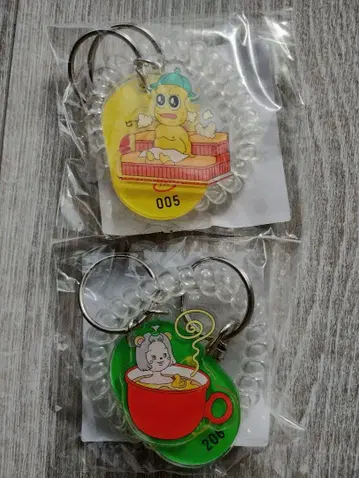 미개봉  극락탕 키링 2종 세트 피넛 군