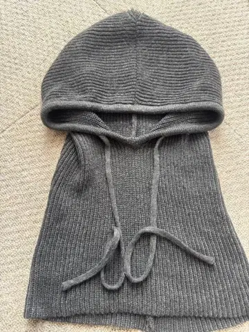 니트 발라클라바 그레이