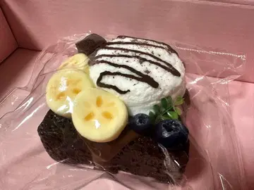 kikisquishy 초코 바나나 아이스 토스트 얼음 버터