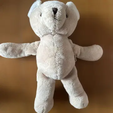 미키하우스 MIKI HOUSE 곰돌이 봉제 인형 베이지 복슬복슬