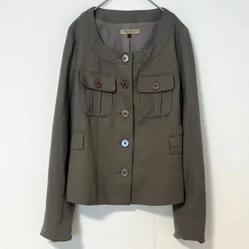 프로포션 바디 드레싱 노카라 자켓 [ M ] 울 100%