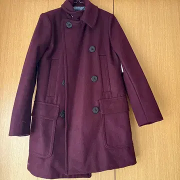 GAP 버건디 피 코트 M