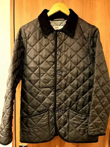 트래디셔널 웨더웨어 퀼팅 자켓 38 블랙