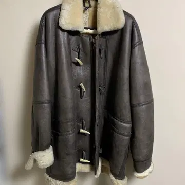 양가죽 코트 다크 브라운 40