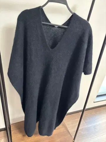 미사용 새상품 Aga 폭스 3way 니트 판초