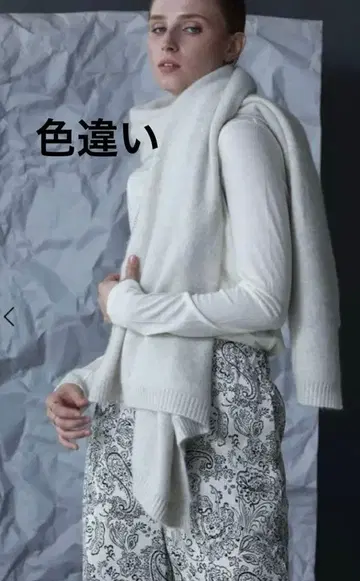 미사용 새상품 Aga 폭스 3way 니트 판초