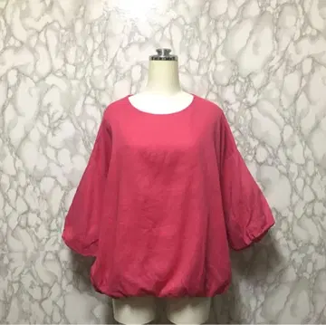 BEARDSLEY 비어즐리 디자인 블라우스 린넨 혼합