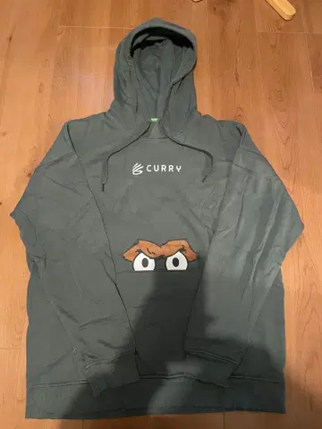 커리 언더아머 짙은 녹색 XXL 세서미 스트릿 콜라보