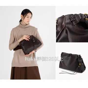 Songmont 다크 브라운 숄더백 중형