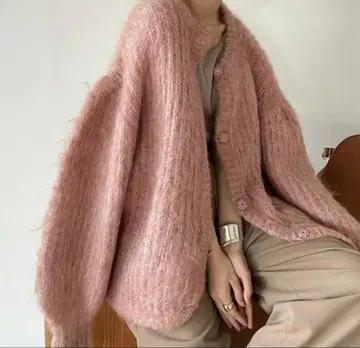 CLANE MOHAIR SHAGGY CARDIGAN