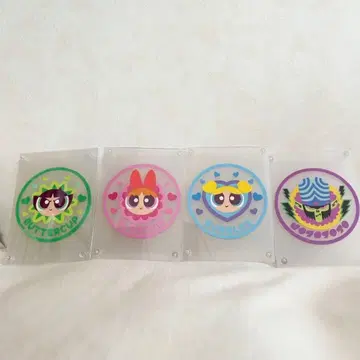 파워퍼프걸 코스터 아크릴 스탠드 포함