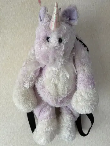 유니콘 봉제 인형 백팩